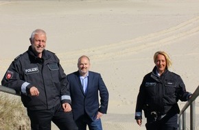 Polizeiinspektion Wilhelmshaven/Friesland: POL-WHV: Polizei Wangerooge personell verstärkt - zweiter Mitarbeiter auf der Insel angekommen