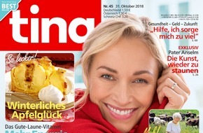 Bauer Media Group, tina: tina fragt Frauen 50plus: Jede zweite Mutter sagt, der Draht zu den Kindern wird besser, wenn sie ausgezogen sind