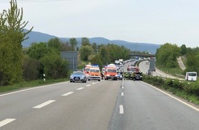 Polizeidirektion Landau: POL-PDLD: A65 nach Unfall zeitweise voll gesperrt