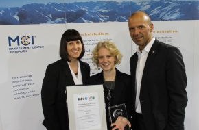 MCI Austria: MCI-Studentin gewinnt ITB Wissenschaftspreis 2013 - BILD