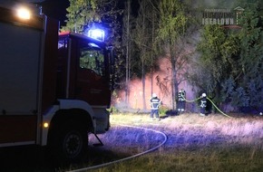 Feuerwehr Iserlohn: FW-MK: Gartenhüttenbrand in Iserlohn-Lasbeck
