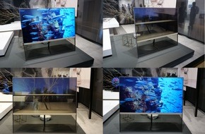 Panasonic Deutschland: Transparenter OLED TV: Panasonic zeigt dritten Prototypen in Frankfurt