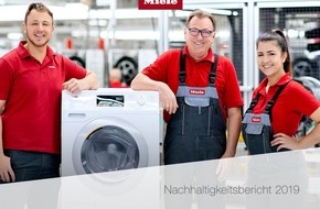 Miele & Cie. KG: Miele Nachhaltigkeitsbericht 2019 veröffentlicht