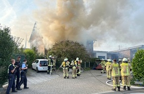 Freiwillige Feuerwehr der Stadt Goch: FF Goch: Zwei Verletzte nach Wohnungsbrand