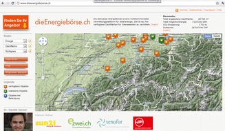 ezwei GmbH: Die erste Schweizer Energiebörse ist online: www.dieenergieboerse.ch