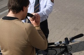Polizeidirektion Ludwigshafen: POL-PDLU: Trunkenheitsfahrt auf Fahrrad