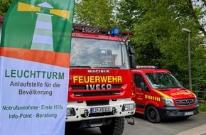 Feuerwehr Detmold: FW-DT: Stromausfall in Teilen Hiddesens - Feuerwehr richtet Leuchtturm ein