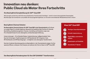 BearingPoint GmbH: SAP zertifiziert BearingPoint Chemical Solution f&uuml;r die Chemieindustrie