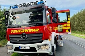 Freiwillige Feuerwehr Hünxe: FW Hünxe: Aufzug defekt - Eine Person gerettet