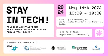 Gesellschaft für Informatik e.V.: Presseinladung: Konferenz für mehr Vielfalt in der IT – Stay in Tech!