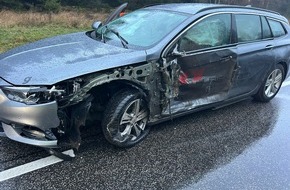 Polizeidirektion Trier: POL-PDTR: Verkehrsunfall auf der B50 mit erheblichem Rückstau
