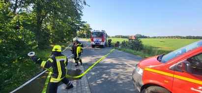 POL-STD: Großfeuer in Wischhafen - 160 Feuerwehrleute im Einsatz