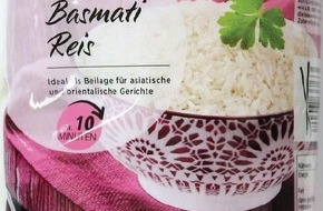 Lidl: Der niederländische Hersteller Van Sillevoldt Rijst B.V. informiert über einen Warenrückruf der Produkte "Golden Sun Basmati Reis, 1kg" und "Golden Sun Langkorn Spitzenreis im Kochbeutel, 1kg".