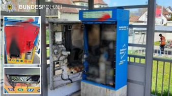 Bundespolizeidirektion München: Bundespolizeidirektion München: Vandalismus am Bahnsteig / Mehrere tausend Euro Schaden