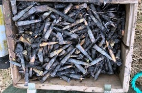 Polizeiinspektion Neubrandenburg: POL-NB: Sicherstellung von ca. 1.000 Schuss Fundmunition