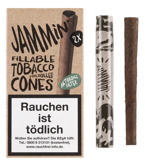 Jammin‘ Tobacco Cones mit Naturdeckblatt – eine echte Ansage