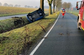 Polizei Coesfeld: POL-COE: Coesfeld, Bergallee/ Auto kommt von der Straße ab