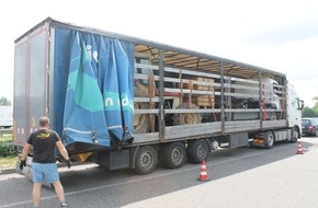 Polizeidirektion Neustadt/Weinstraße: POL-PDNW: Schwerverkehrskontrollen auf der BAB 61 (PAST Ruchheim)