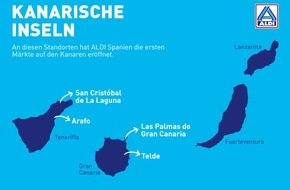 Unternehmensgruppe ALDI Nord: Im Urlaub so einfach einkaufen wie zu Hause: ALDI Nord öffnet die ersten vier Märkte auf den Kanarischen Inseln