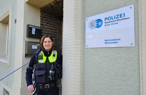 Polizei Düren: POL-DN: Neustart zum Jahreswechsel - Alexandra Gossen ist die neue Bezirksdienstbeamtin des Bezirks 11