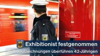 Bundespolizeidirektion München: Bundespolizeidirektion München: Exhibitionist im Hauptbahnhof festgenommen / 42-Jähriger belästigte mehrere Frauen in der S-Bahn