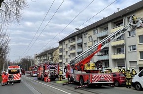 Feuerwehr Essen: FW-E: Brand im Keller eines Mehrfamilienhauses - eine Person schwer verletzt