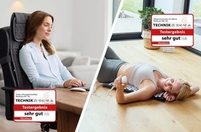 medisana GmbH: medisana &uuml;berzeugt bei Technik zu Hause: Zweifach ausgezeichnet mit Bestnoten f&uuml;r Massageprodukte
