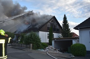 Polizeiinspektion Hildesheim: POL-HI: Einfamilienhaus in Lamspringe gerät in Brand
