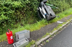 Feuerwehr Mülheim an der Ruhr: FW-MH: Verkehrsunfall mit einer verletzten Person