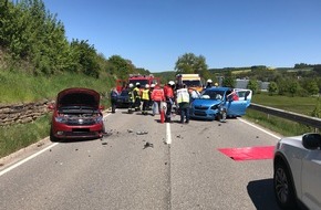 Polizeidirektion Kaiserslautern: POL-PDKL: Verkehrsunfall mit verletzten Personen