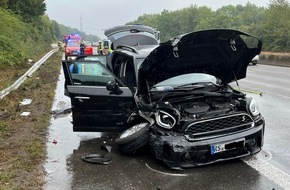 Feuerwehr Haan: FW-HAAN: Neun Verletzte bei Verkehrsunfall auf der A 46