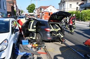 Feuerwehr Dortmund: FW-DO: PKW kollidiert mit Stadtbahn