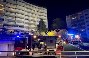 Feuerwehr Iserlohn: FW-MK: Balkonbrand
