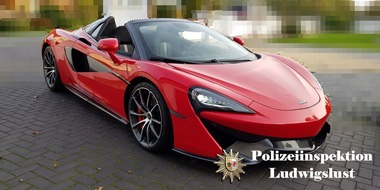 Polizeiinspektion Ludwigslust: POL-LWL: Sportwagen aus Garage gestohlen