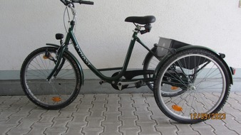 Polizeipräsidium Freiburg: POL-FR: Grenzach-Wyhlen Ortsteil Wyhlen: Polizei sucht Besitzer eines gestohlenen Fahrrads