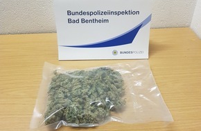 Bundespolizeiinspektion Bad Bentheim: BPOL-BadBentheim: Drogenschmuggler will besonders clever sein und wird dennoch erwischt