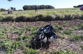 Polizei Mettmann: POL-ME: Motorradfahrer bei Alleinunfall schwer verletzt - Mettmann - 2309102