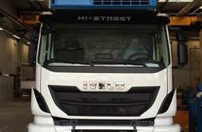 LIDL Schweiz: Lidl Schweiz beliefert Zürcher Stadtfilialen mit Elektro-Lkw (BILD)