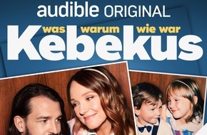 Audible GmbH: Hörbuch-Tipp: "Kebekus - Was warum wie war"- Neuer Audible Original Podcast mit den Comedians und Geschwistern Carolin und David Kebekus