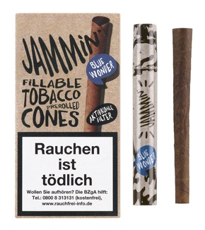 Jammin‘ Tobacco Cones mit Naturdeckblatt – eine echte Ansage