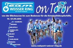 Polizeipräsidium Koblenz: POL-PPKO: "Radsportteam WEISSER RING" besucht Koblenz