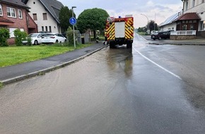 Freiwillige Feuerwehr Werne: FW-WRN: Mehrere unwetterbedingte Einsätze im Werner Stadtgebiet