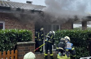 Feuerwehr Dinslaken: FW Dinslaken: Feuer im Hauswirtschaftsraum