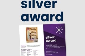 von Poll Immobilien GmbH: 15. International Creative Media Award: VON POLL IMMOBILIEN Magazin BESTE LAGE erhält „Silver Award“