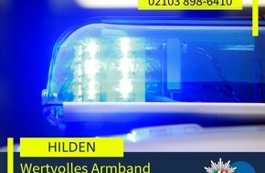 Polizei Mettmann: POL-ME: Inhaberin abgelenkt: Wertvolles Armband entwendet - 2602064