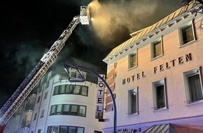 Polizeidirektion Mayen: POL-PDMY: Brand in einem Hotel