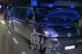 Polizeipräsidium Westpfalz: POL-PPWP: Kaiserslautern: Zwei Verletzte und fünfstelliger Schaden