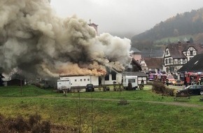 Polizeidirektion Landau: POL-PDLD: Gebäudebrand Ramberg