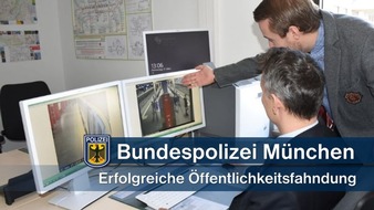 Bundespolizeidirektion München: Bundespolizeidirektion München: Tatverdächtiger ermittelt: Rücknahme einer Öffentlichkeitsfahndung