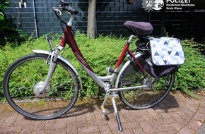 Kreispolizeibehörde Kleve: POL-KLE: Kleve - Besitzer eines E-Bikes gesucht